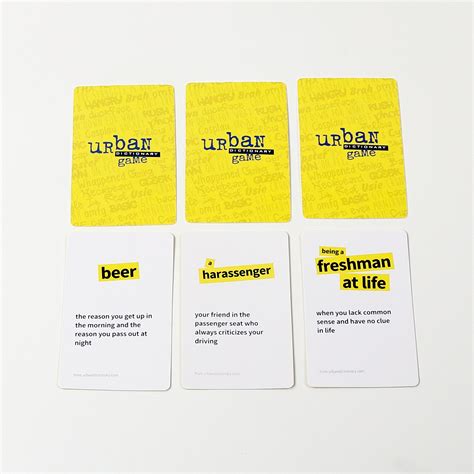 urban dictionary card game.